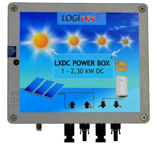 LXDC power box - vezérlőegység