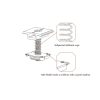 Enerack EIC, clemă centrală universală (cu pin de împământare) 30-40 mm