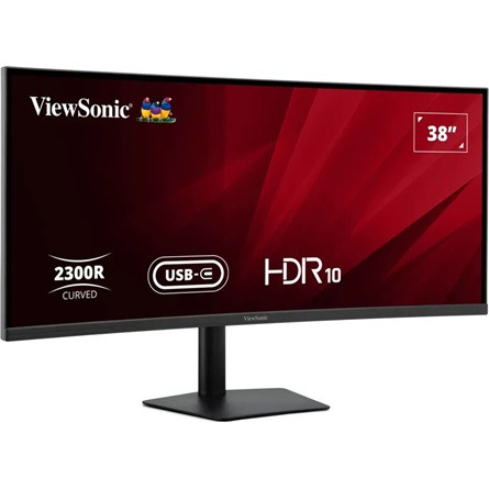 ViewSonic VA3820C 37.5" ívelt IPS LED gaming monitor szürke 75Hz