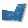 Sistem de colectare solară Gravikol™ Cordivari gravitațional pentru 4-6 persoane cu rezervor ACM: 2 colectoare cu plăci plate, cazan cu schimbător de căldură de 200 litri