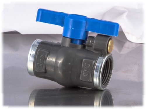Plastic ball water tap 3/4" B-B