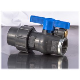 Plastový guľový ventil 3/4″ B-GY